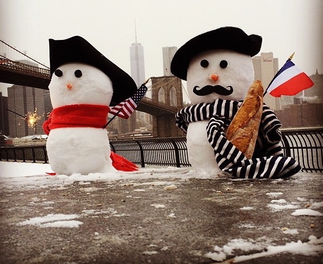 USE - French and American snowmen - CROP 2